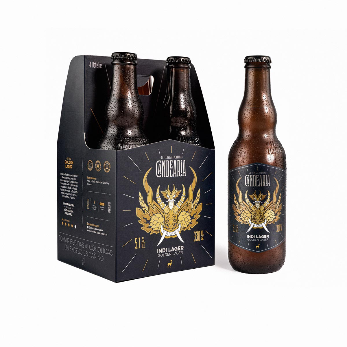 Indi Lager - Botella 330ml
