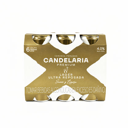 Candelaria X - Premium lager - lata 355ml