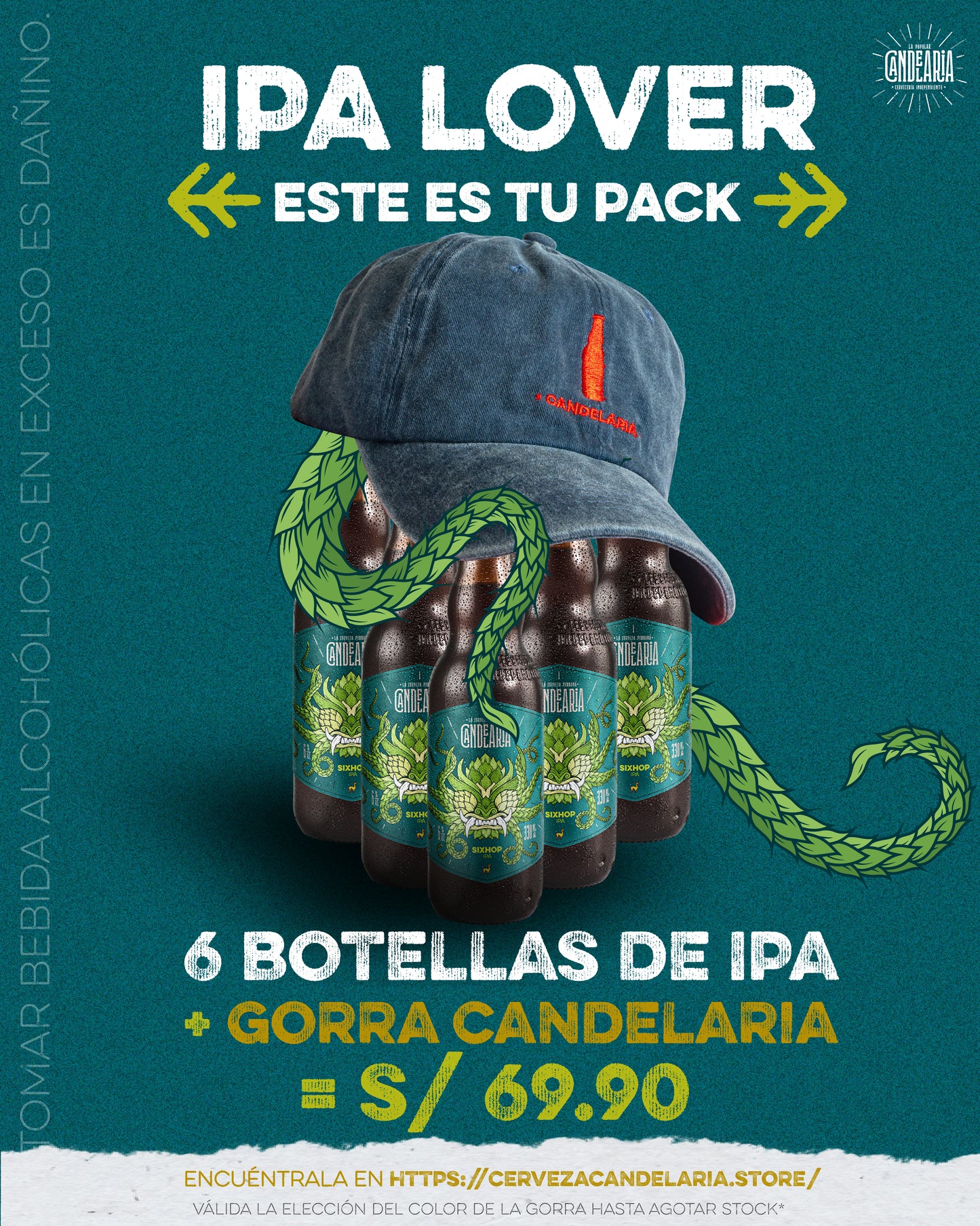 PACK IPA + GORRA